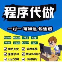 软件开发定制小程序APP帮代做java代码代编写C语言设计python编程 咨询